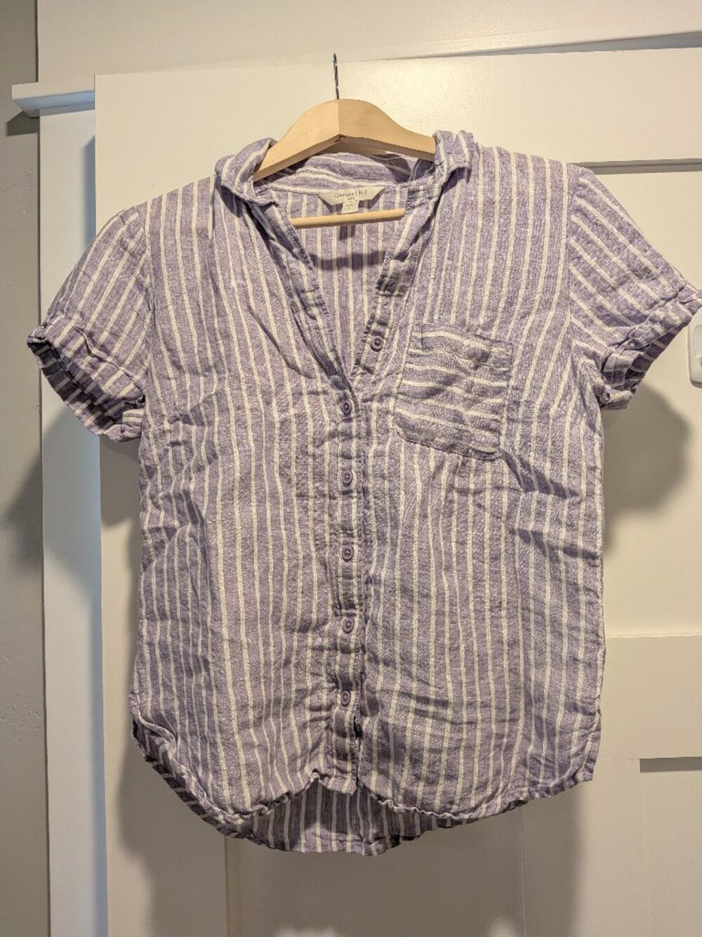 Garnet Hill Linen top